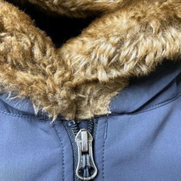 Marmot Davos Soft Shell Jacket Faux Fur Trim Hood - Picture 3 of 6